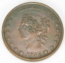 Hard Times Token Mint Drop, HT 61, Extremely Fine, #133