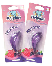 Purple Dolphin Car Air Freshener Wild Berry Scent Brand New Purple Dolphin Car Air Freshener Wild Berry Scent Brand New