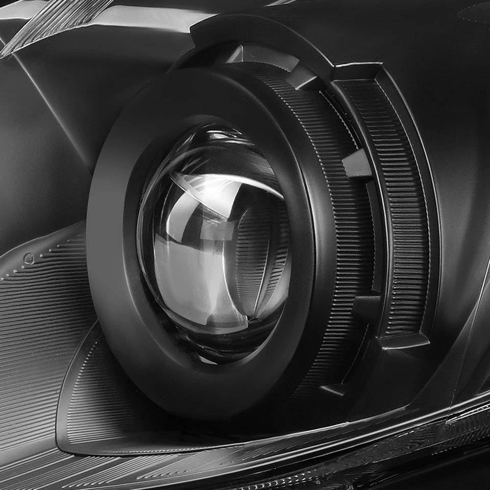 FOR 10-14 SUBARU OUTBACK LEGACY BLACK/CLEAR CORNER PROJECTOR HEADLIGHT HEADLAMP - Image 3 of 4