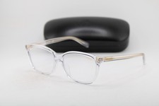 NEW COACH HC 6139U 5111SB CRYSTAL CLEAR GOLD AUTHENTIC EYEGLASSES 55-15