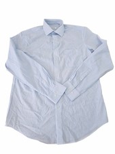 MEDIUM 15/15.5 34/35 - BLUE - Calvin Klein Men's Soft Multi Stretch Dress Shirt