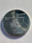 1973 Canadian $5 Montreal Olympics Commemorative Map of Canada 92.5% 24 gram