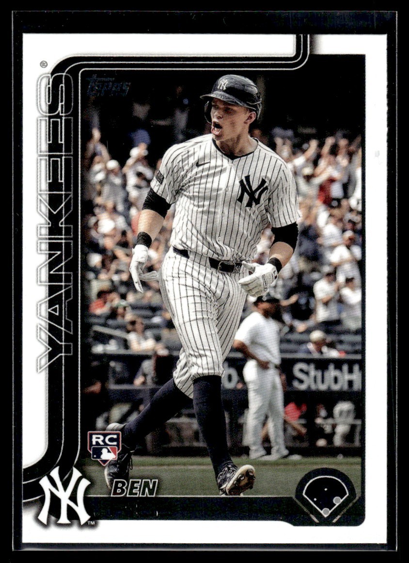 2025 Topps Ben Rice Rookie New York Yankees #337