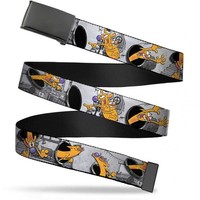 `Blank Black 1.5`` Bo Buckle - Catdog House Poses Grays Webb (Us Import) ACC NEU