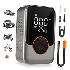  Tire Inflator Portable Air Compressor Cordless, 150 PSI Car Tires Air Pump, 