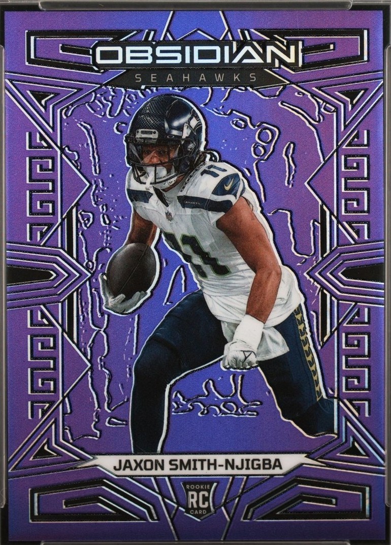 2023 Panini Obsidian - Jaxon Smith-Njigba #186 Electric Etch