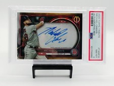 2020 Topps Tribute 1/10 Michael Chavis #TAMCH MLB Baseball PSA