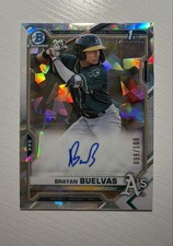 2021 Bowman - Chrome Prospects Autographs Brayan Buelvas #CPA-RDC Atomic...