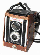 Kodak Duaflex III Camera w/Leather Case 72mm f/8 Kodar Lens - Read Description