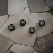 1/64 Scale BBS deep dish chrome wheels for Hotwheels custom Diecast 11mm x 5.5mm