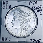 1921 BU GEM MORGAN SILVER DOLLAR UNC MS+++ U.S. MINT RARE COIN 7746