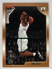 98-99 Topps Paul Pierce HOF Rookie Card (Boston Celtics) #135. rookie card picture