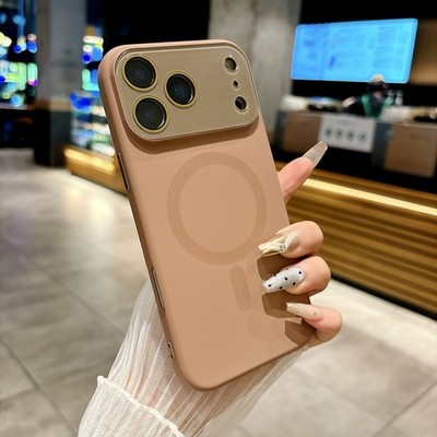 For Apple iPhone 17 Pro Max 16 15 14 13 12 11 Phone Case Magnetic Skin Feeling