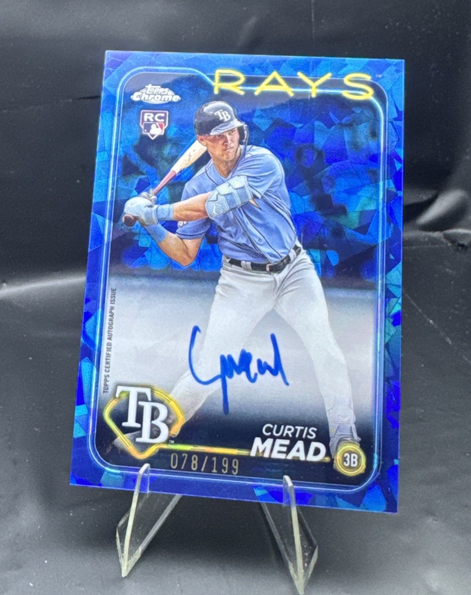 2024 Topps Chrome Update Series Sapphire Edition - Autographs Curtis Mead /199