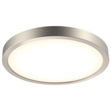 DALS Lighting CFLEDR10-CC-V-WH Delta Flush Mount White