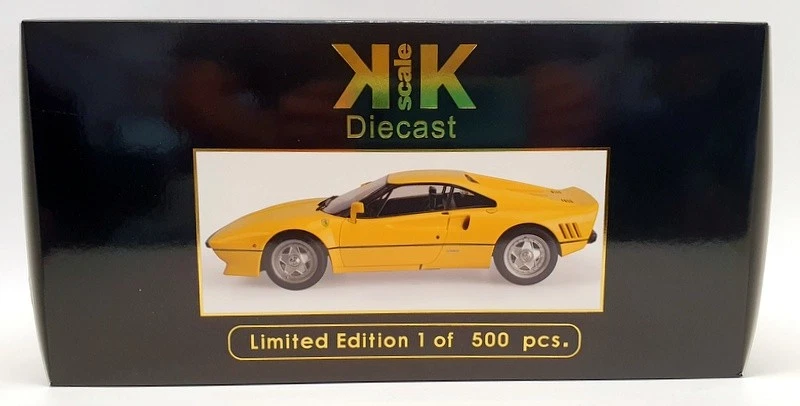 Модель KK масштаб 1/18 литая 180413 - 1984 Ferrari 288 GTO - желтая - Изображение 4 из 4
