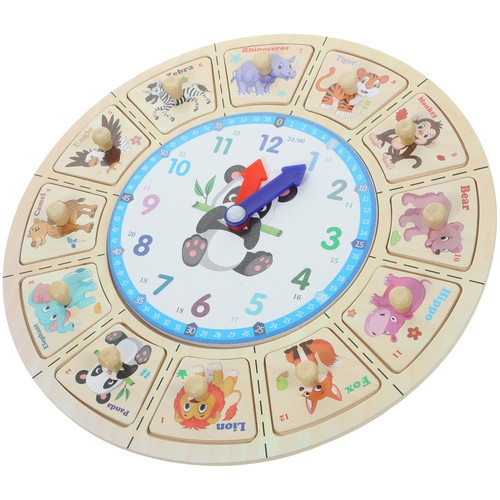 Luchas manuales El reloj niño niño juguete educativo temprano para niños - Imagen 12 de 12