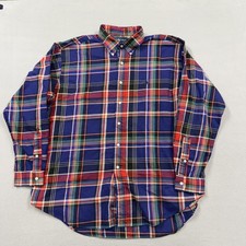 Ralph Lauren Shirt Mens XL Multicolor Plaid Long Sleeve Button Down Blake