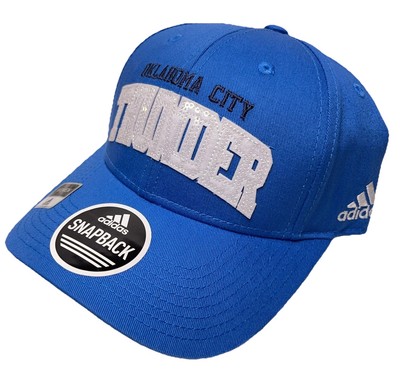Oklahoma City Thunder Hat Cap Snap Back Blue OKC High Adjustable Ladies Womens