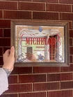 Vintage Anheuser-Busch Michelob Beer Framed Mirror bar sign 14” x 11”