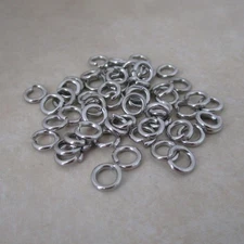 100 heavyweight stainless steel 6mm jump rings 16 gauge hypoallergenic