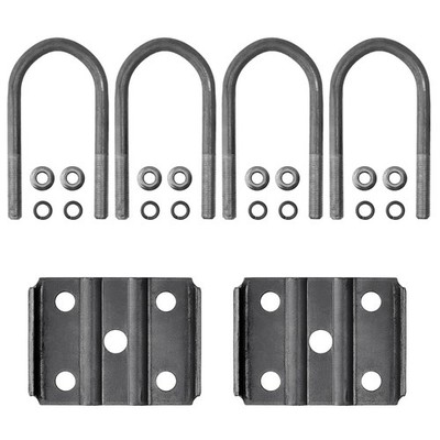 SPARKWHIZ Trailer U Bolt Kit 5 1 2 Inch For 3500 Lb Axle
