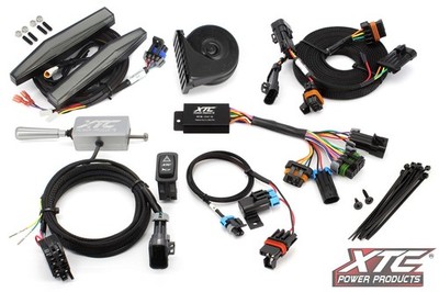 XTC POWER PRODUCTS Auto Turn Signal Kit W/ Billet Lever ATS-L-POL-RAN570-DRL