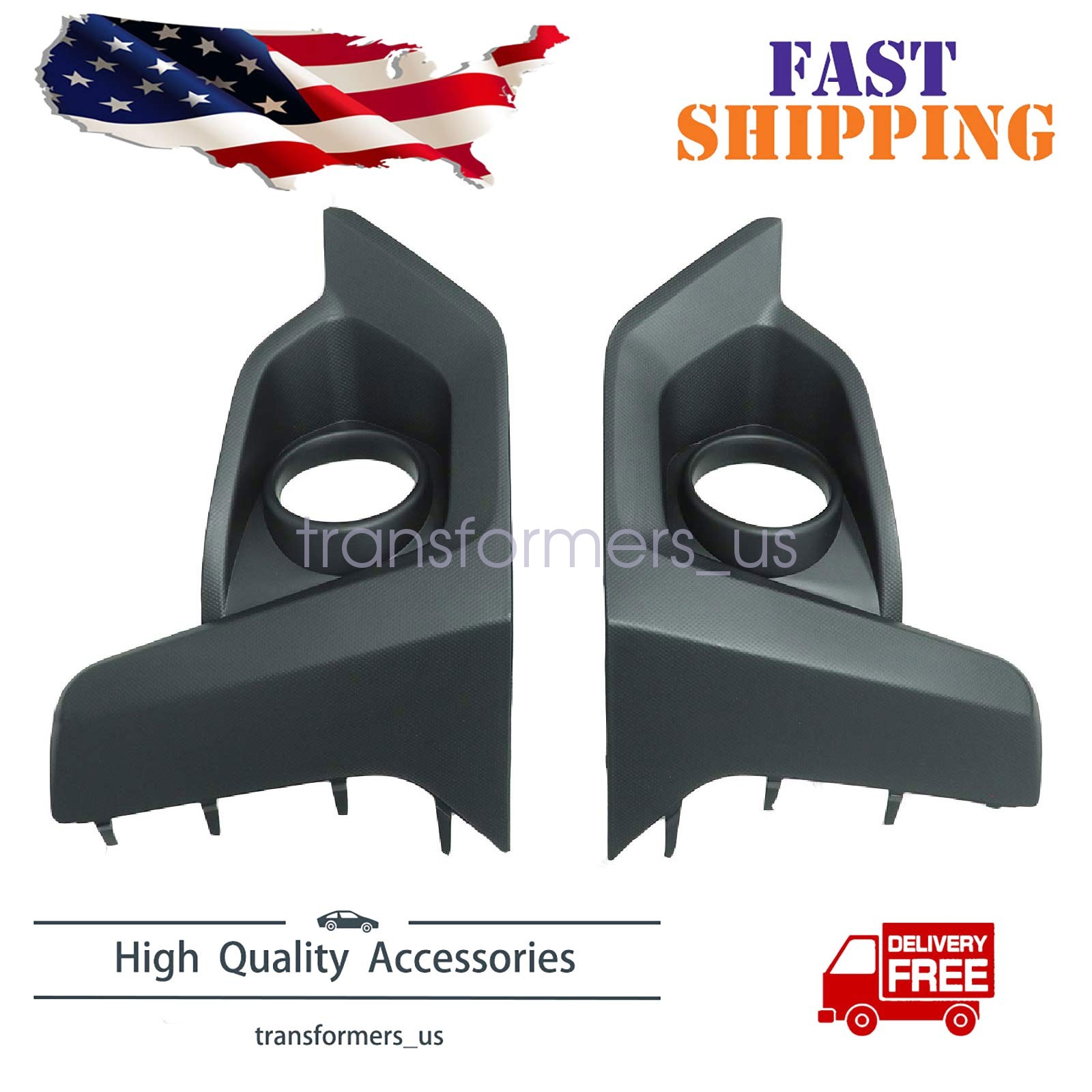 New Front Left + Right Bumper Fog Lamp Cover for Subaru Crosstrek 2021 22 23