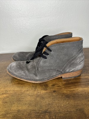 John Varvatos Collection Gray Suede Chukka Boot Shoe Sz 8  display picture 2