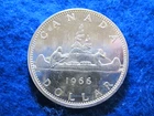 1966 Canada Silver Dollar - Nice Bright Uncirculated