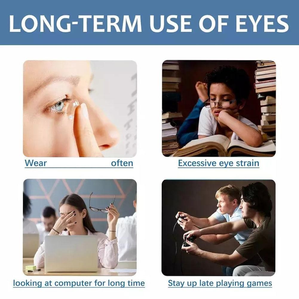 Anti Fatigue Eye Drops, Japanese Eye Drops,Anti-Fatigue Vision Eye Drop 15ML ☸