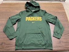 Green Bay Packers Green NFL Football Hoodie Sweatshirt - Nike - Youth Large