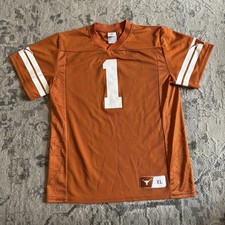 Texas Longhorns Apparel #1 Football Jersey Youth XL College Big12 NCAA Orange