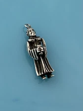 Vintage Sterling Silver Rothenburg Holy Friar Priest Monk Movable Charm 3.6g