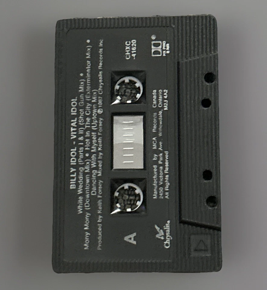 Billy Idol Vital Idol Cassette Tape 1987 - Image 3 of 4