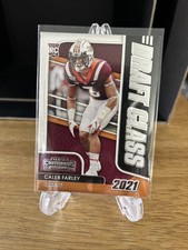 2021 Panini Contenders Draft Picks #10 Caleb Farley Draft Class RC