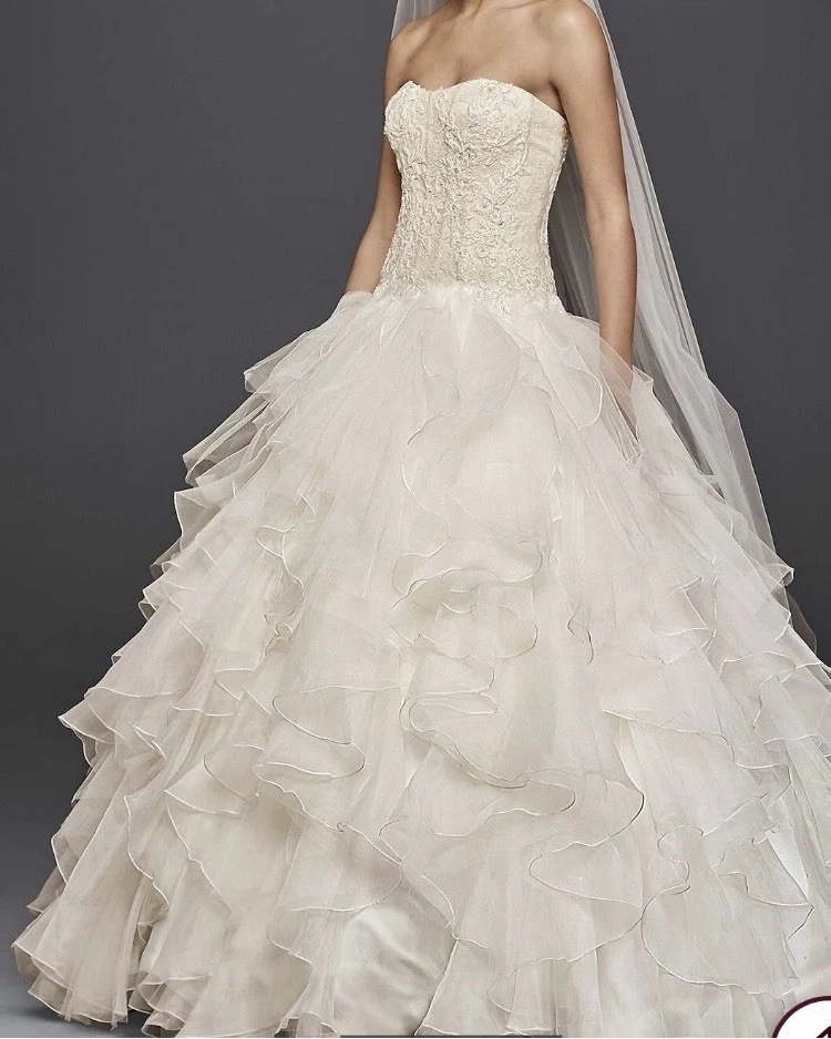 beach garden wedding dresses Simple Modest Beach Garden A-Line V-Neck Satin Chiffon Wedding Dress with  Brush Train and Ruching
