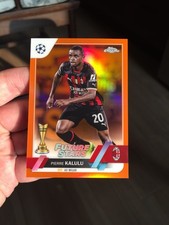 2022-23 Topps Chrome Pierre Kalulu France AC Milan Juventus Orange 17/25
