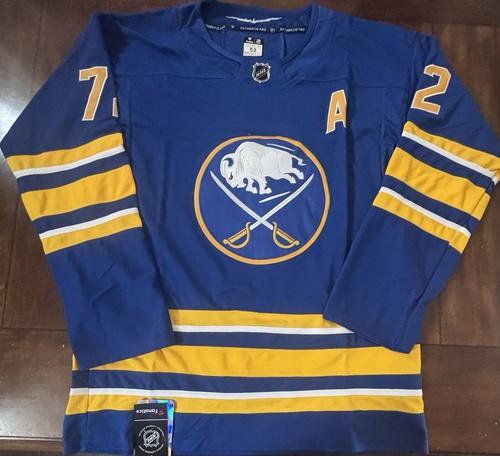 Buffalo Sabers Tage Thompson Home Jersey Adult Large (52) NWT