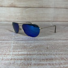 Maui Jim Sea House Gold Aviator Sunglasses MJ-772-15 60 15 143 Magnification 82