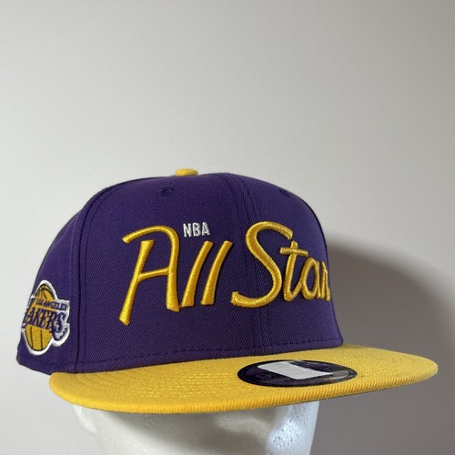 New Era 9FIFTY Los Angeles Lakers Script NBA All Star Game Snapback Hat