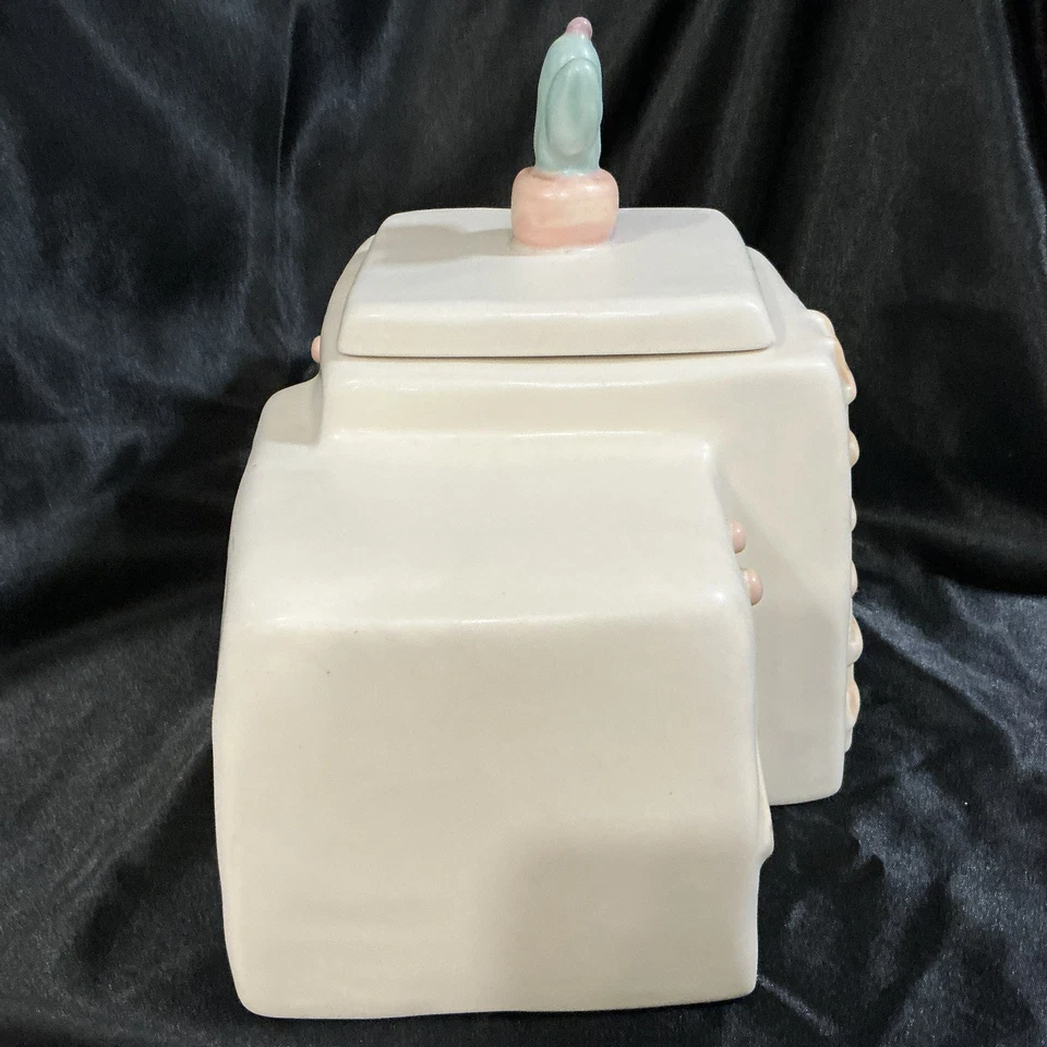 Винтажная банка для печенья Treasure Craft Aztec Pueblo Mesa Southwestern Adobe Cactus - Изображение 4 из 4