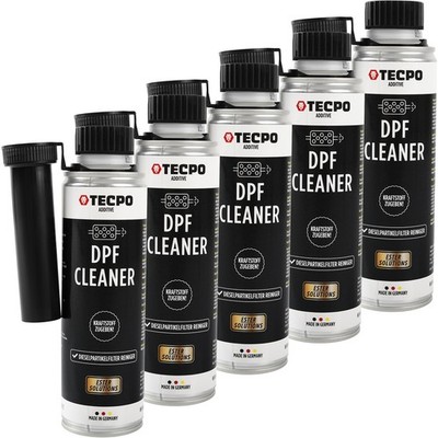 5x 300 ml TECPO DIESELPARTIKELFILTER REINIGER DPF CLEANER DIESEL ADDITIV ZUSATZ