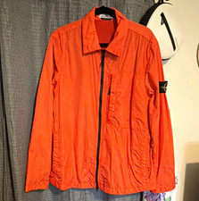 Stone Island Orange Full Zip Mens XL
