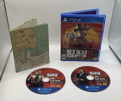 Red Dead Redemption 2 W/ Map (Sony PlayStation 4 PS4, 2018)  CIB