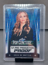 Leaf Pop Century 1/1 Pre-Production Proof DREA DE MATTEO Blue Refractor Nm