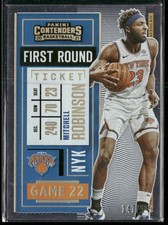 2020-21 Panini Contenders Mitchell Robinson First Round Ticket /149 #23 Knicks