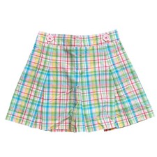 Gymboree VTG Happy Rainbow Plaid Twirl Skirt NEW size 4