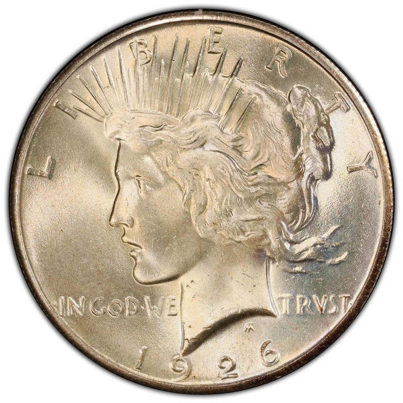 1926 $1 Peace Dollar PCGS MS66+ (CAC)