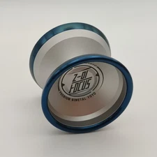 Magic Yo-Yo  Z01 Focus Unresponsive White with Blue Rim
